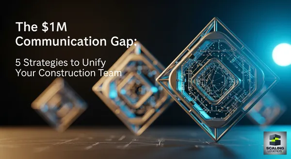 The $1M Communication Gap: 5 Strategies to Unify Your Construction Team